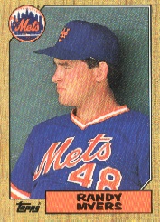1987 Topps Baseball Cards      213     Randy Myers RC